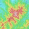 Huangshan topographic map, elevation, terrain