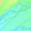 Indus topographic map, elevation, terrain