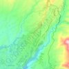 Comuna Quimbaya topographic map, elevation, terrain