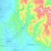 Wawa River topographic map, elevation, terrain