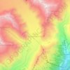 Ghiacciaio dell'Aletsch topographic map, elevation, terrain