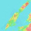 Redcliff Island topographic map, elevation, terrain