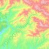 Сары-Таш topographic map, elevation, terrain