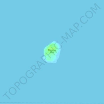 Bihintinusa Island topographic map, elevation, terrain