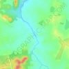 Kashmiri topographic map, elevation, terrain