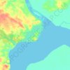 Dillingham topographic map, elevation, terrain