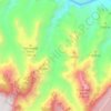 Hance Creek topographic map, elevation, terrain