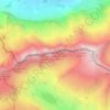 Les Dents Blanches topographic map, elevation, terrain
