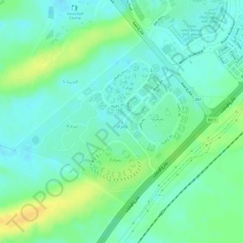 Remraam topographic map, elevation, terrain