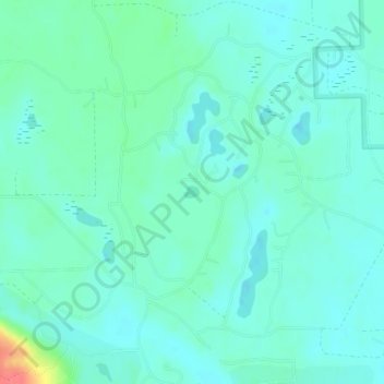 Apache Lake topographic map, elevation, terrain