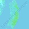 North Verde Island topographic map, elevation, terrain