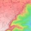 Tagaytay Rotonda topographic map, elevation, terrain