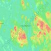 Väisälänsaari topographic map, elevation, terrain