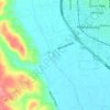 Healdsburg topographic map, elevation, terrain