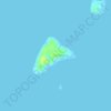 Palajangan Island topographic map, elevation, terrain