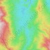 Río Tuira topographic map, elevation, terrain
