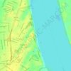 Parque Benjamin Constant topographic map, elevation, terrain