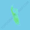 Teinga Island topographic map, elevation, terrain