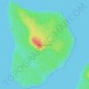 Pulau Peucang topographic map, elevation, terrain