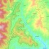 Hapao-Ibulao topographic map, elevation, terrain