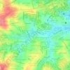 Jardim Mariana topographic map, elevation, terrain