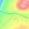Koukdjuak River topographic map, elevation, terrain