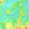 Frensham Great Pond topographic map, elevation, terrain