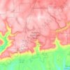 Ricketts Glen State Park topographic map, elevation, terrain