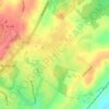 Lake topographic map, elevation, terrain