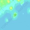 Inishcaltra or Holy Island topographic map, elevation, terrain