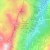 Réserve biologique dirigée du Petit Mont Blanc topographic map, elevation, terrain