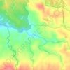 Botocan River topographic map, elevation, terrain