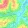 Praça Arautos da Paz topographic map, elevation, terrain