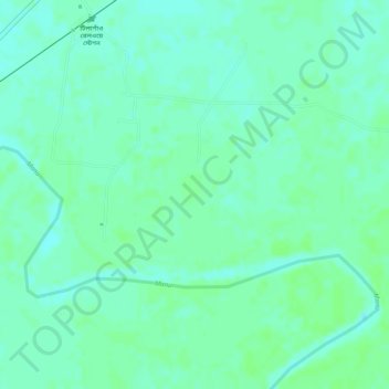 Chandpur topographic map, elevation, terrain