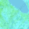 Open Canal topographic map, elevation, terrain