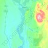 Talkeetna topographic map, elevation, terrain