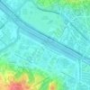Raia Olímpica topographic map, elevation, terrain