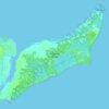 Raymond Island topographic map, elevation, terrain