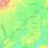 Muleta River topographic map, elevation, terrain