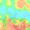 Luhovyky topographic map, elevation, terrain