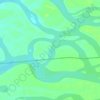 Indus topographic map, elevation, terrain