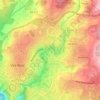 Rio Corgo topographic map, elevation, terrain