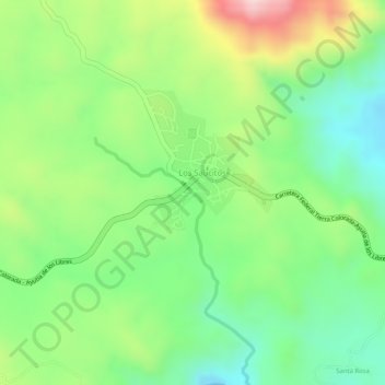 El paso topographic map, elevation, terrain