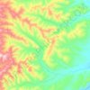 Темга topographic map, elevation, terrain