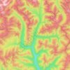 Goat River topographic map, elevation, terrain