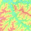 Rio Quebra Anzol topographic map, elevation, terrain