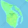 South Ubian Island topographic map, elevation, terrain