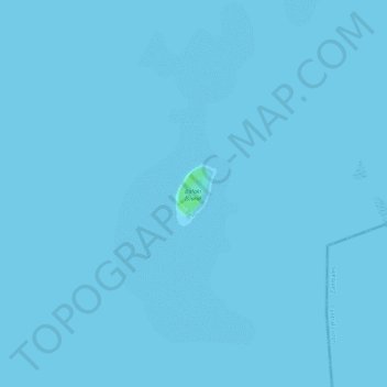 Balaki Island topographic map, elevation, terrain