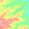 Arroio Funchal topographic map, elevation, terrain