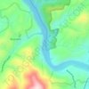 Tuckasegee River topographic map, elevation, terrain